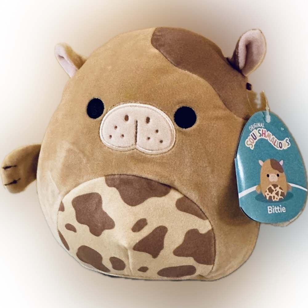 Nwt Bittie the Chocolate Sea Cow 8” Squishmallow